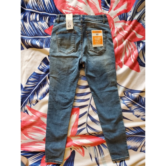 Size3-Refuge Rio Mid-Rise Push-Up Skinny - Picture 5 of 5